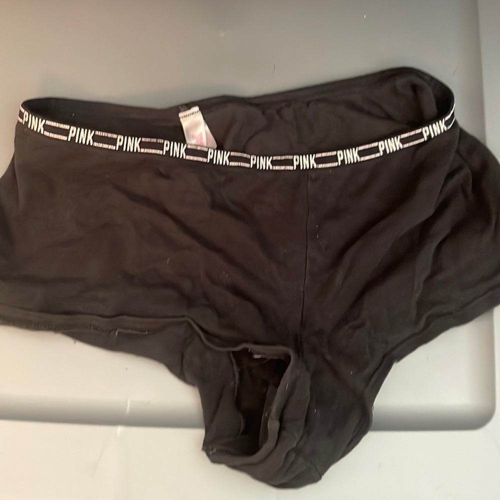 Black boyfriend shorts